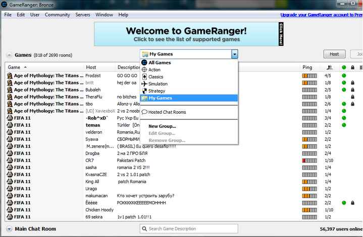 gameranger for windows 10